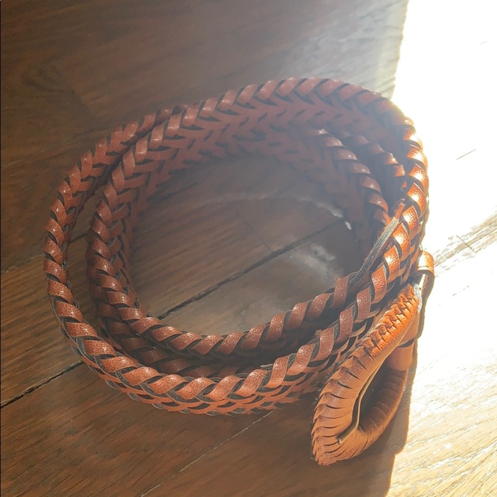 Brown braided belt - Picture 3 of 7